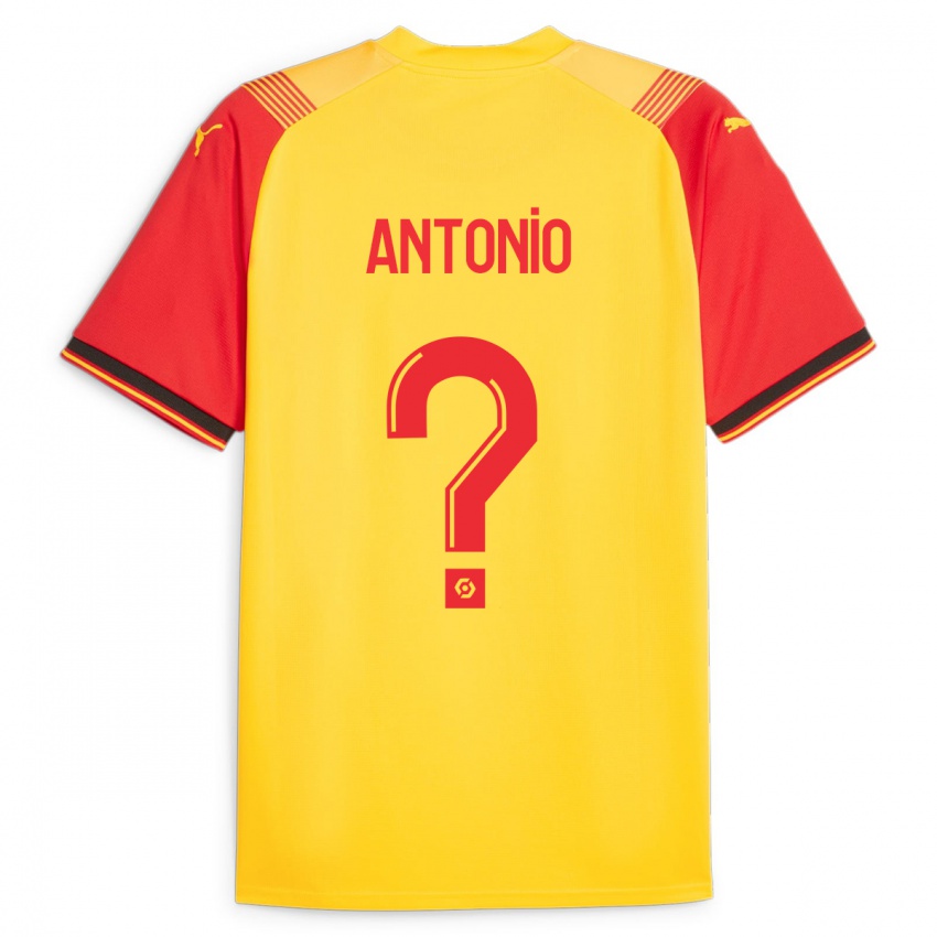 Niño Camiseta Kyllian Antonio #0 Amarillo 1ª Equipación 2023/24 La Camisa