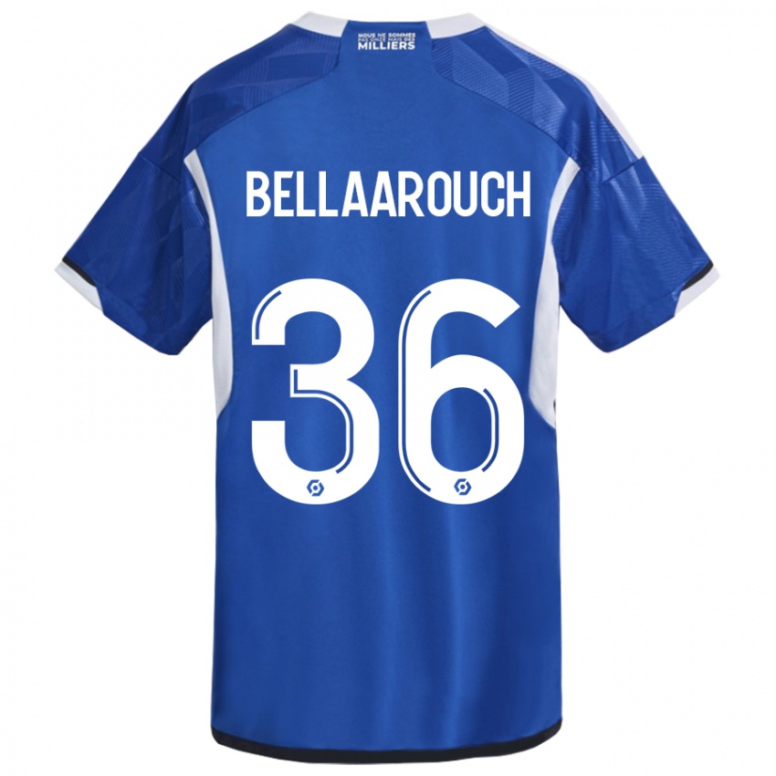 Niño Camiseta Alaa Bellaarouch #36 Azul 1ª Equipación 2023/24 La Camisa