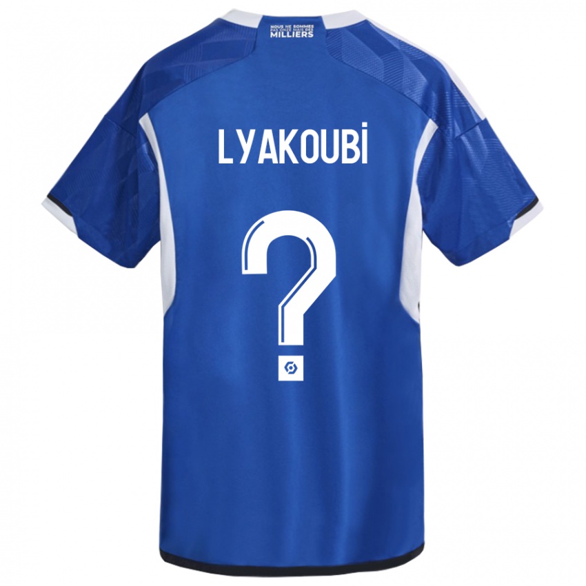 Niño Camiseta Oussama Lyakoubi #0 Azul 1ª Equipación 2023/24 La Camisa