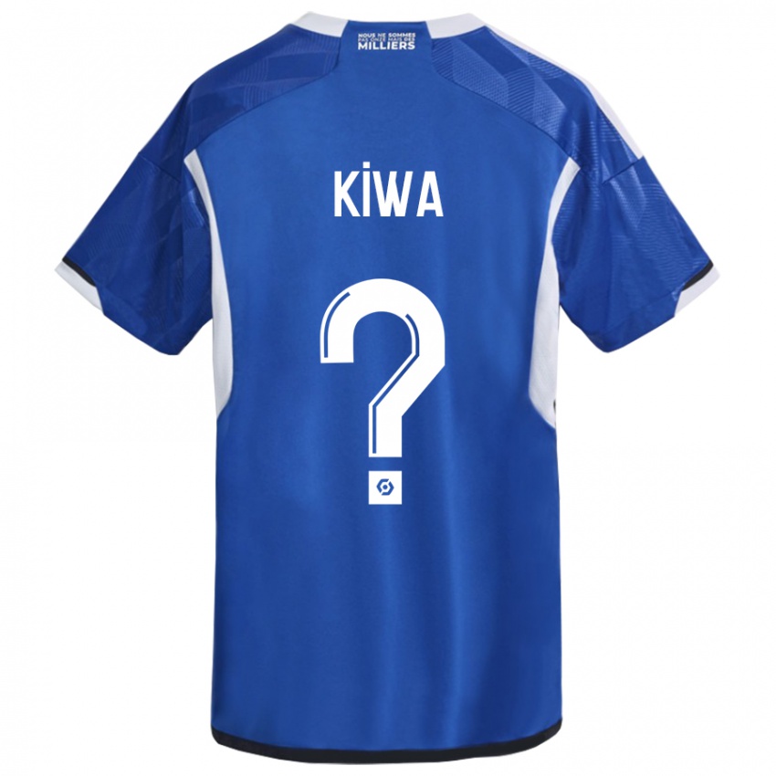 Niño Camiseta Bradel Kiwa #0 Azul 1ª Equipación 2023/24 La Camisa