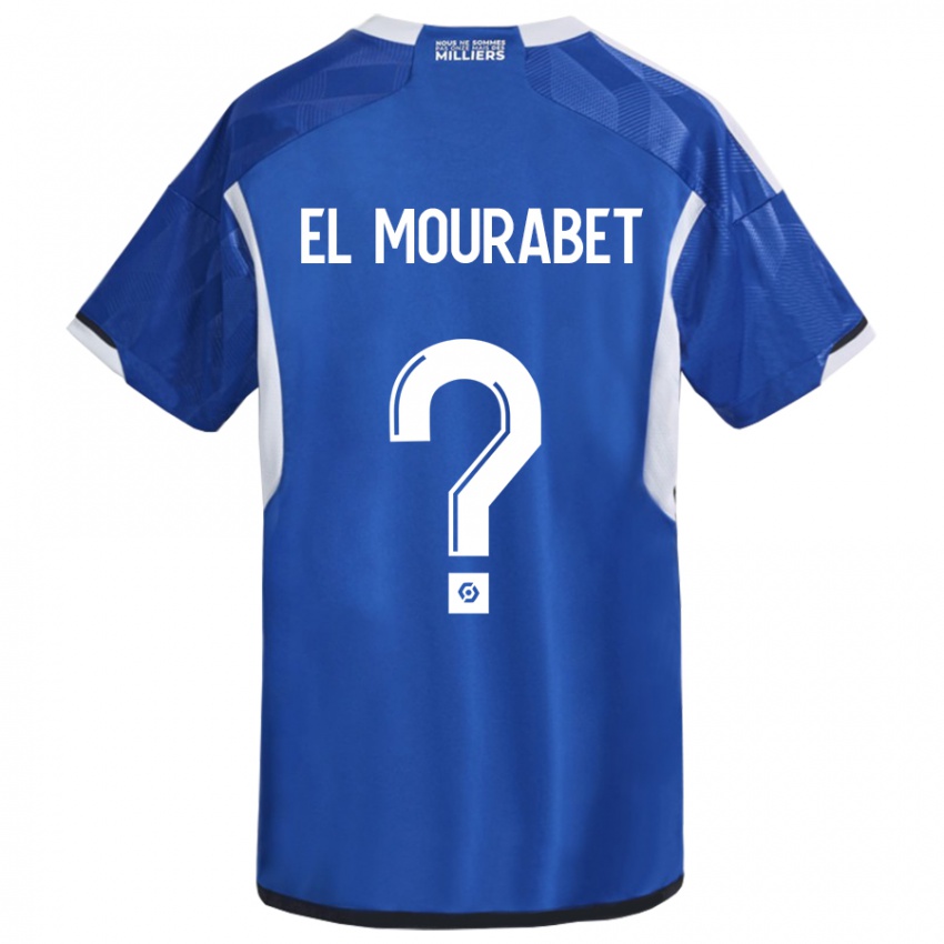 Niño Camiseta Samir El Mourabet #0 Azul 1ª Equipación 2023/24 La Camisa