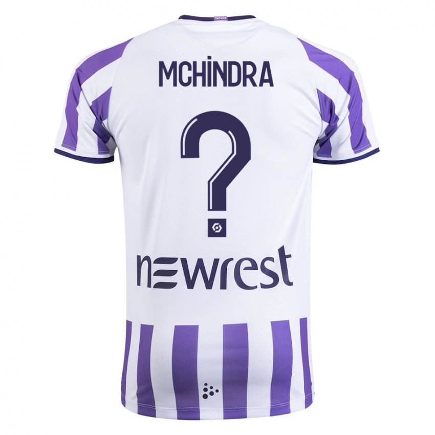 Niño Camiseta Naime Said Mchindra #0 Blanco 1ª Equipación 2023/24 La Camisa