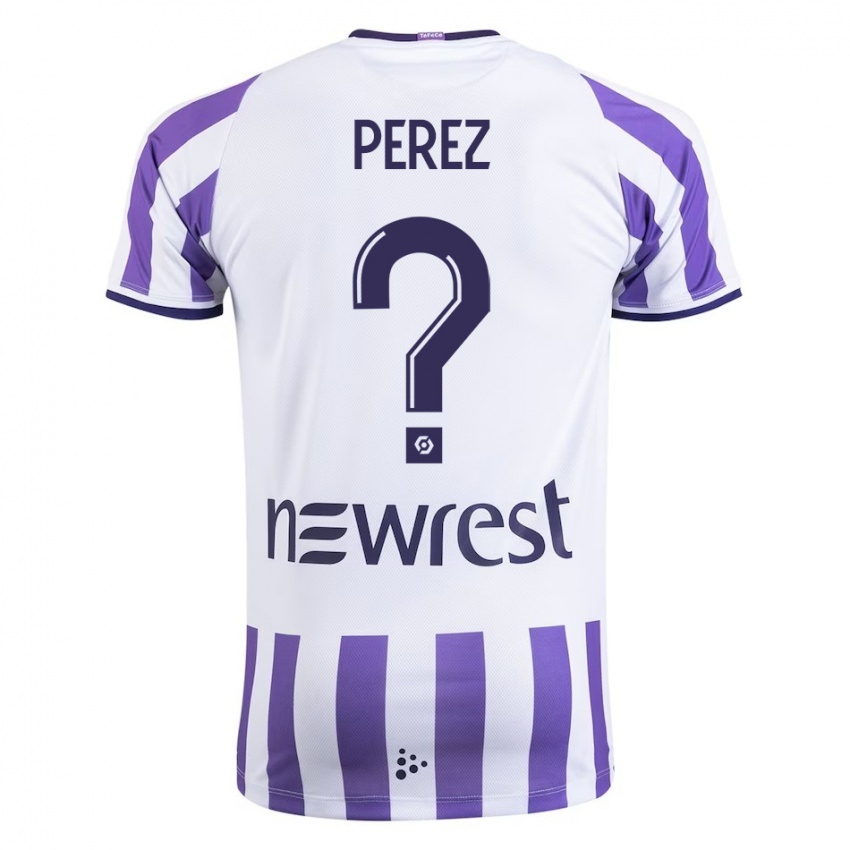 Niño Camiseta Giacomo Perez #0 Blanco 1ª Equipación 2023/24 La Camisa