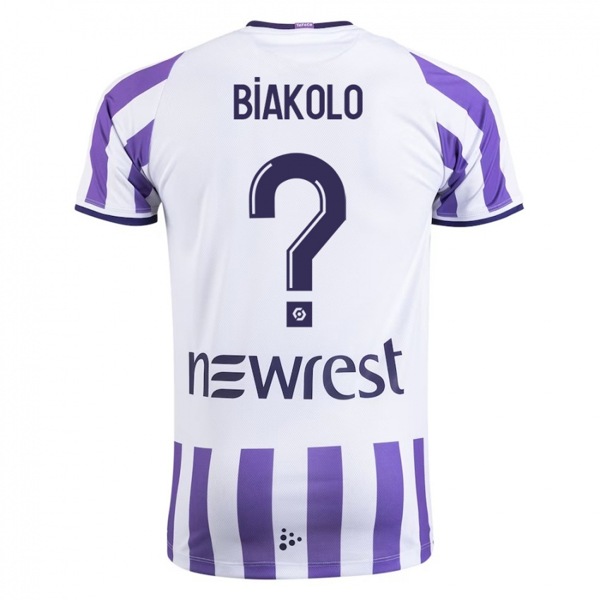 Niño Camiseta Tony Biakolo #0 Blanco 1ª Equipación 2023/24 La Camisa