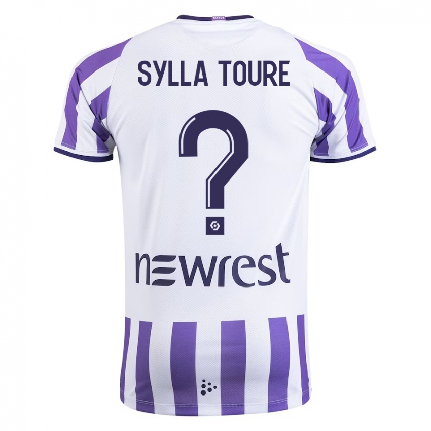 Niño Camiseta Ismael Sylla Touré #0 Blanco 1ª Equipación 2023/24 La Camisa