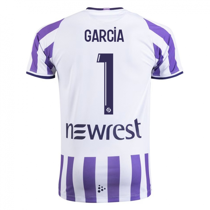 Niño Camiseta Deborah Garcia #1 Blanco 1ª Equipación 2023/24 La Camisa