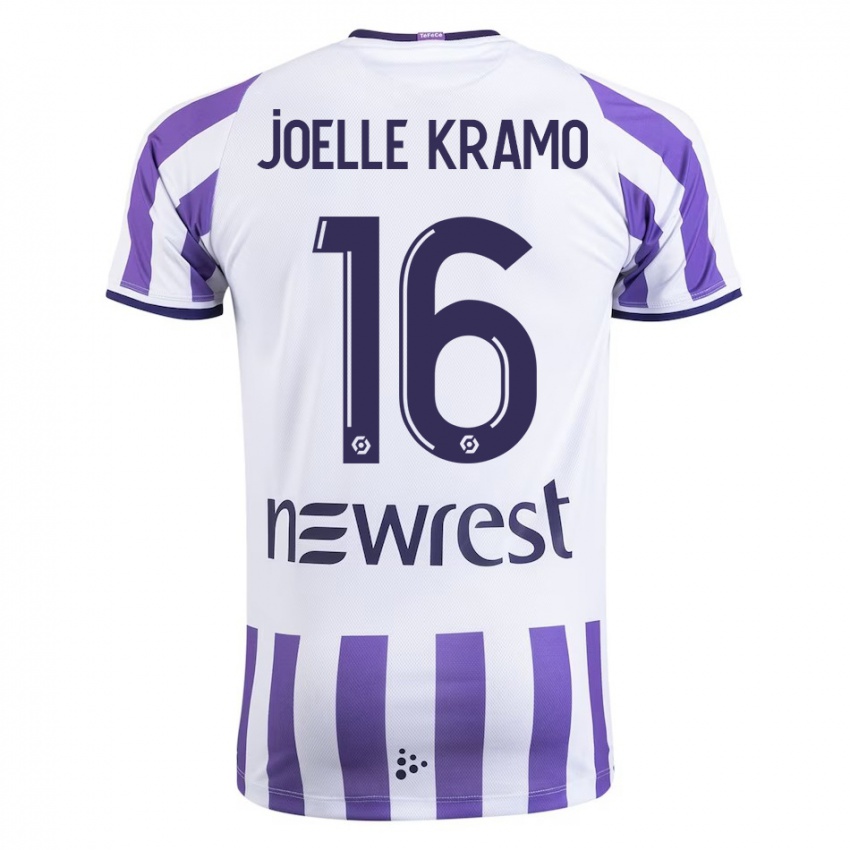 Niño Camiseta Marie Joelle Kramo #16 Blanco 1ª Equipación 2023/24 La Camisa