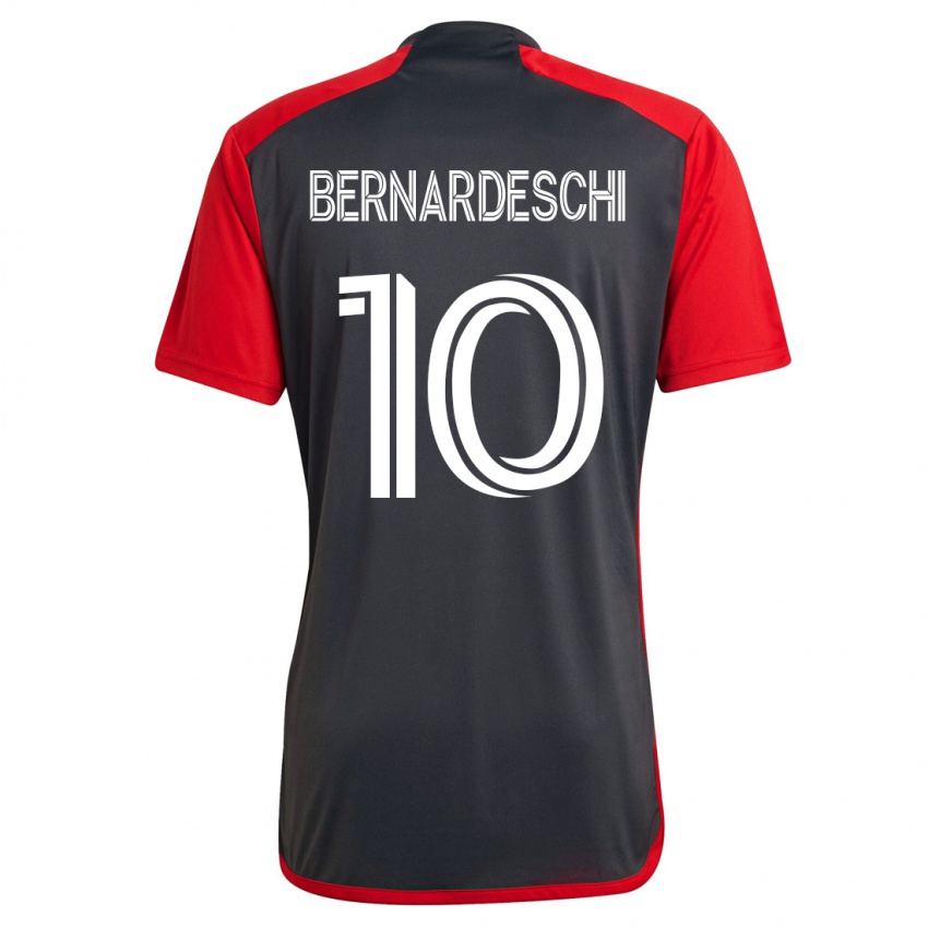 Niño Camiseta Federico Bernardeschi #10 Gris 1ª Equipación 2023/24 La Camisa