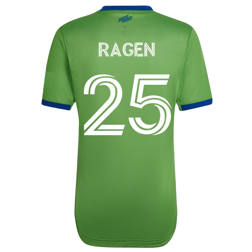 Niño Camiseta Jackson Ragen #25 Verde 1ª Equipación 2023/24 La Camisa