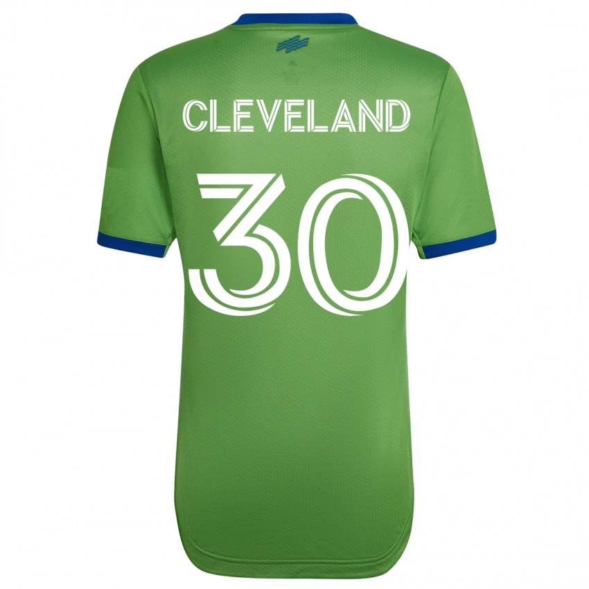 Niño Camiseta Stefan Cleveland #30 Verde 1ª Equipación 2023/24 La Camisa