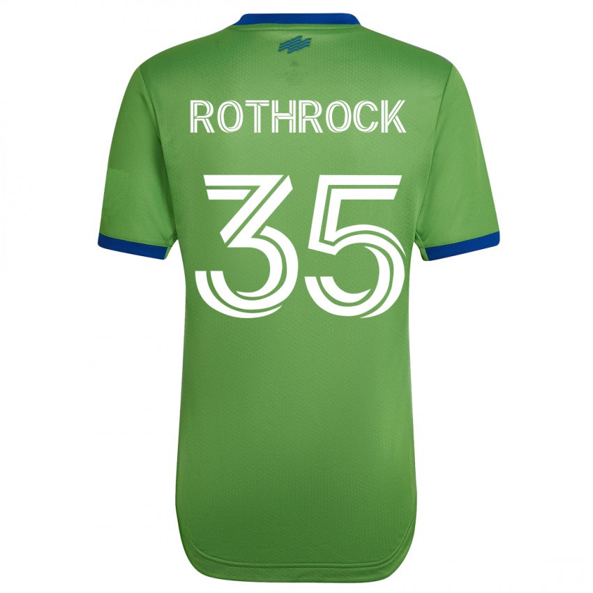 Niño Camiseta Paul Rothrock #35 Verde 1ª Equipación 2023/24 La Camisa