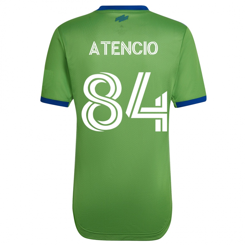 Niño Camiseta Josh Atencio #84 Verde 1ª Equipación 2023/24 La Camisa