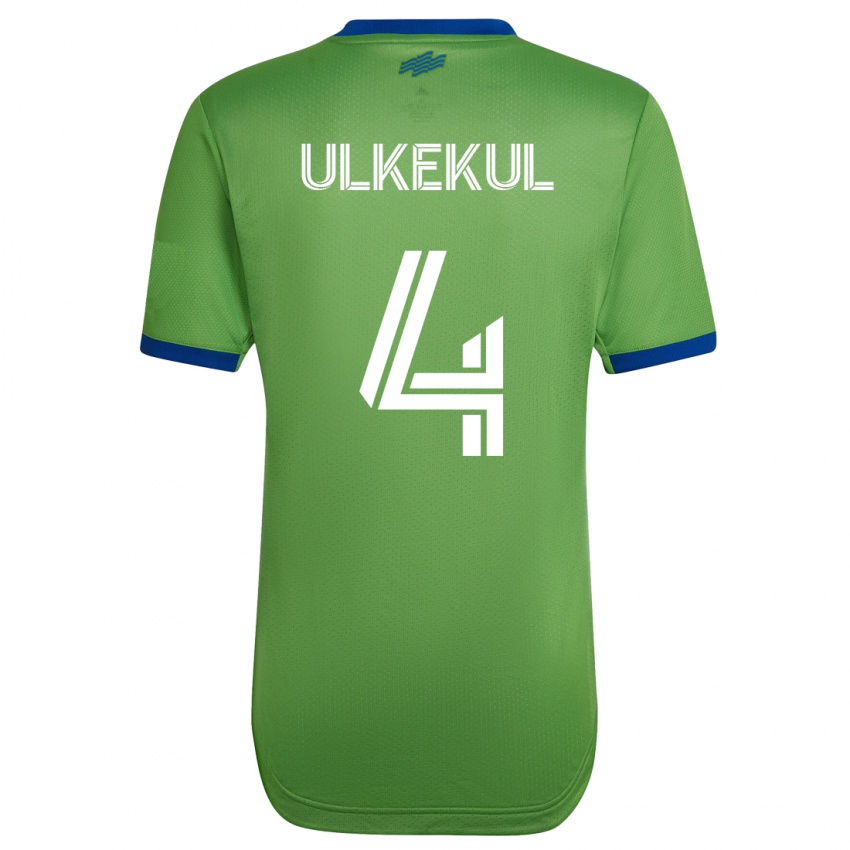 Niño Camiseta Jodi Ulkekul #4 Verde 1ª Equipación 2023/24 La Camisa