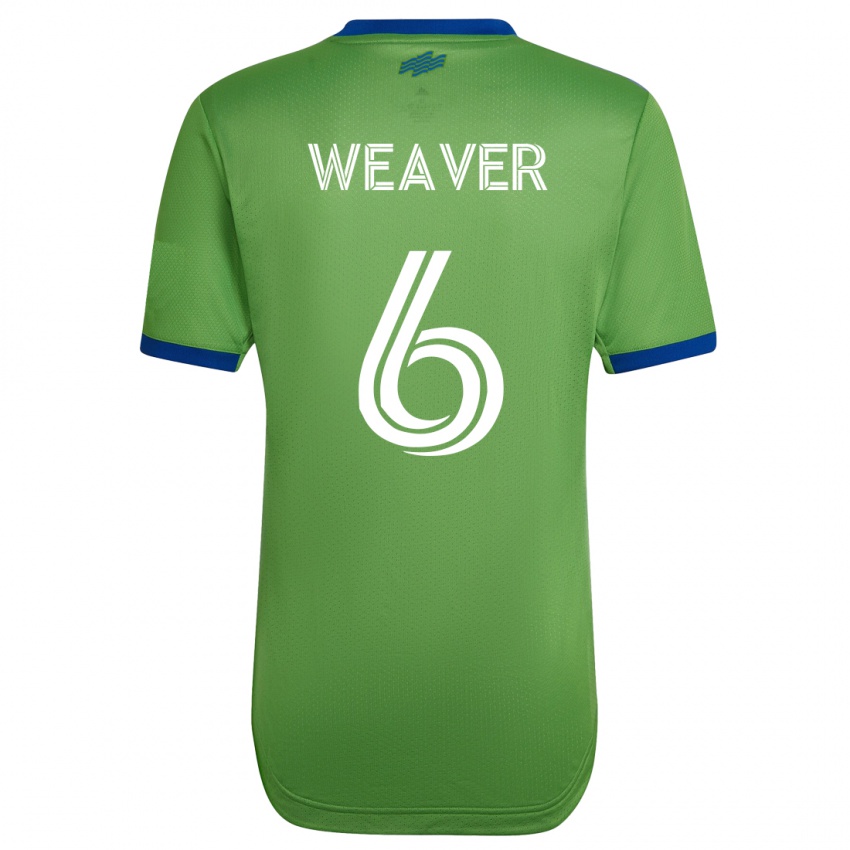 Niño Camiseta Morgan Weaver #6 Verde 1ª Equipación 2023/24 La Camisa