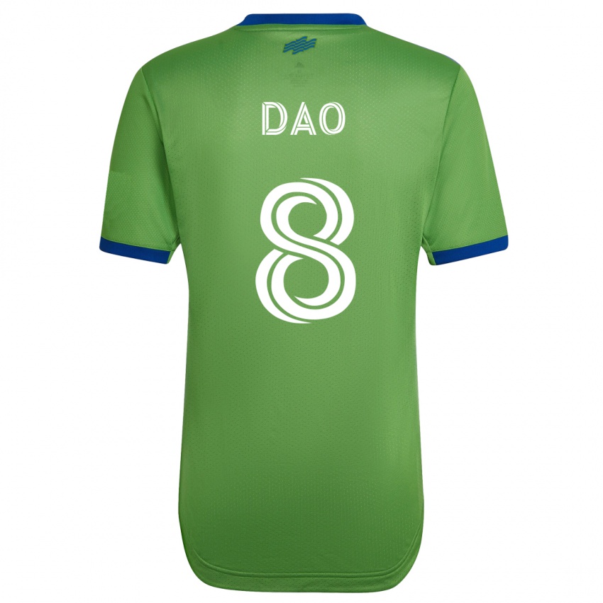 Niño Camiseta Kaylee Dao #8 Verde 1ª Equipación 2023/24 La Camisa