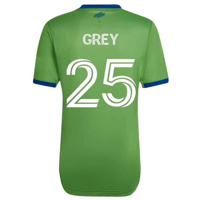 Niño Camiseta Mireya Grey #25 Verde 1ª Equipación 2023/24 La Camisa