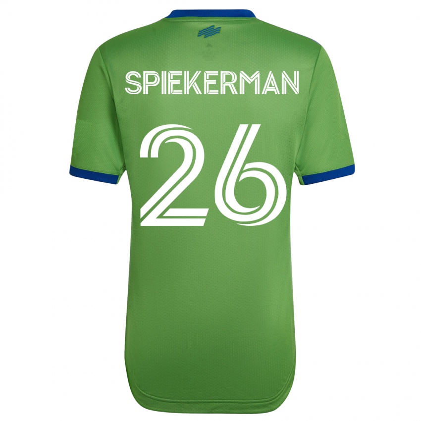 Niño Camiseta Stephanie Spiekerman #26 Verde 1ª Equipación 2023/24 La Camisa