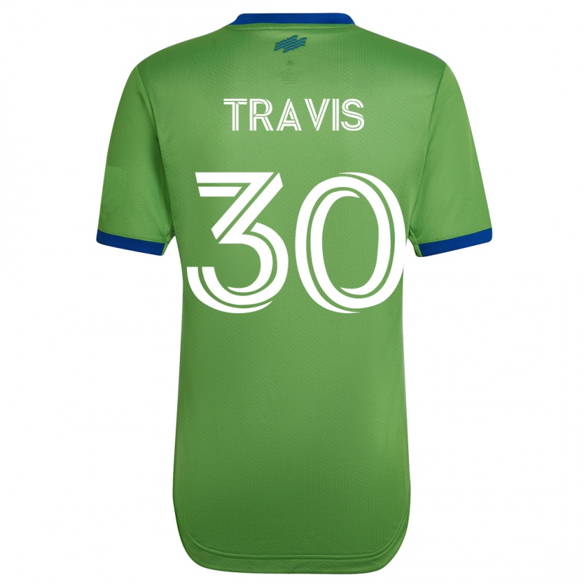 Niño Camiseta Riley Travis #30 Verde 1ª Equipación 2023/24 La Camisa