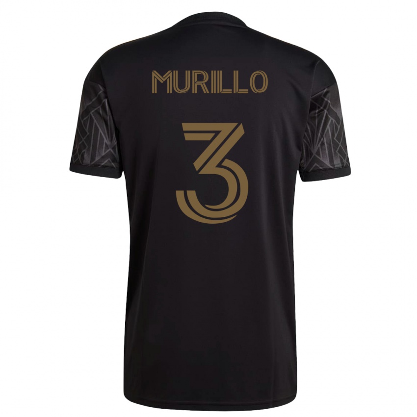 Niño Camiseta Jesús Murillo #3 Negro 1ª Equipación 2023/24 La Camisa