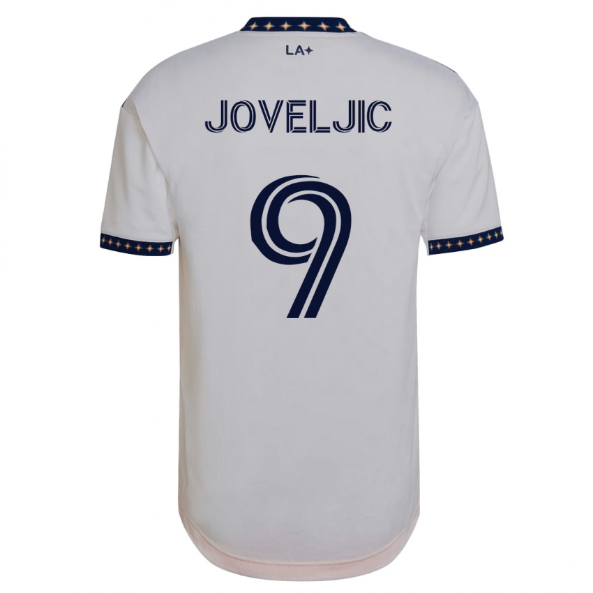 Niño Camiseta Dejan Joveljic #9 Blanco 1ª Equipación 2023/24 La Camisa