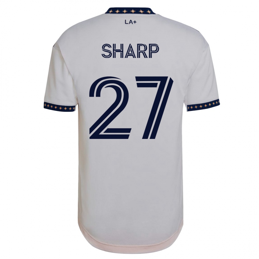 Niño Camiseta Billy Sharp #27 Blanco 1ª Equipación 2023/24 La Camisa