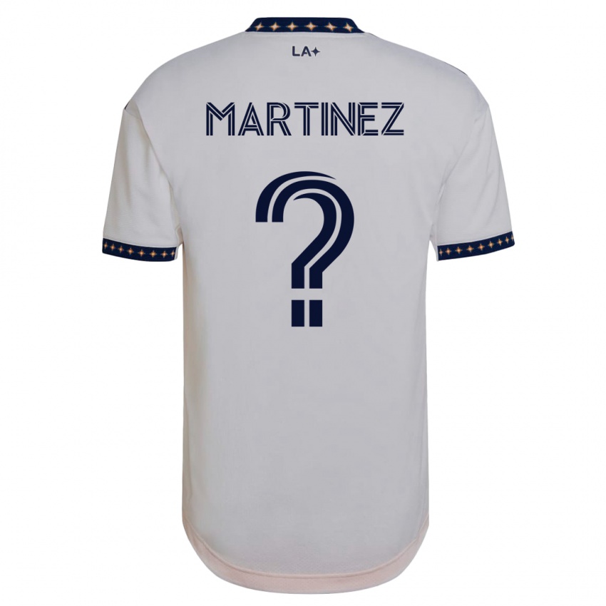 Niño Camiseta Enrique Martinez #0 Blanco 1ª Equipación 2023/24 La Camisa