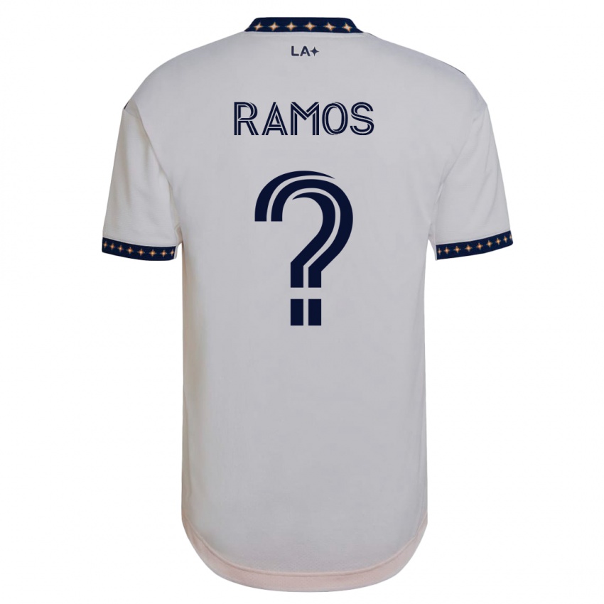 Niño Camiseta Rubén Ramos #0 Blanco 1ª Equipación 2023/24 La Camisa