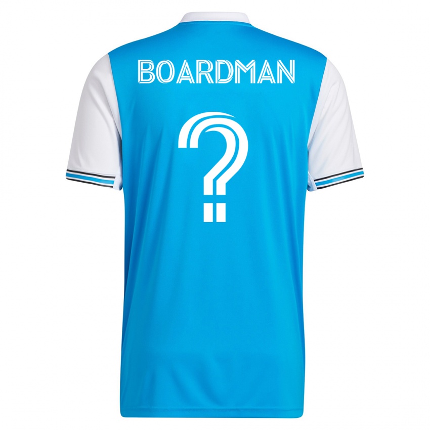 Niño Camiseta Erik Pena-Boardman #0 Azul 1ª Equipación 2023/24 La Camisa