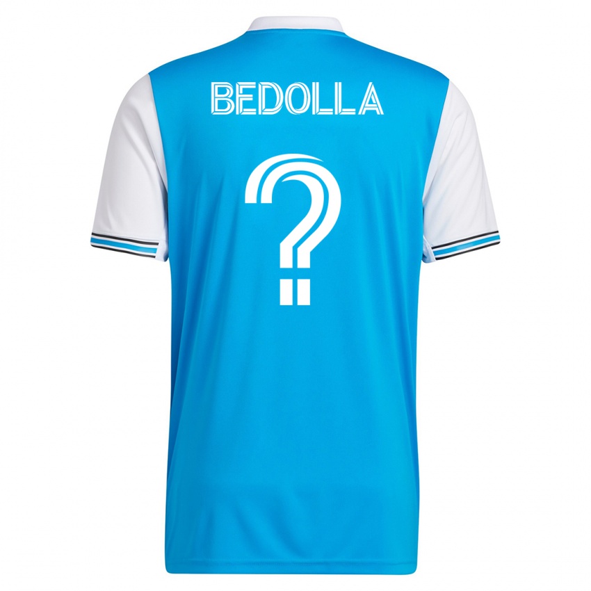 Niño Camiseta Brando Bedolla #0 Azul 1ª Equipación 2023/24 La Camisa