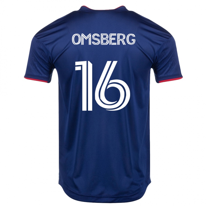 Niño Camiseta Wyatt Omsberg #16 Armada 1ª Equipación 2023/24 La Camisa
