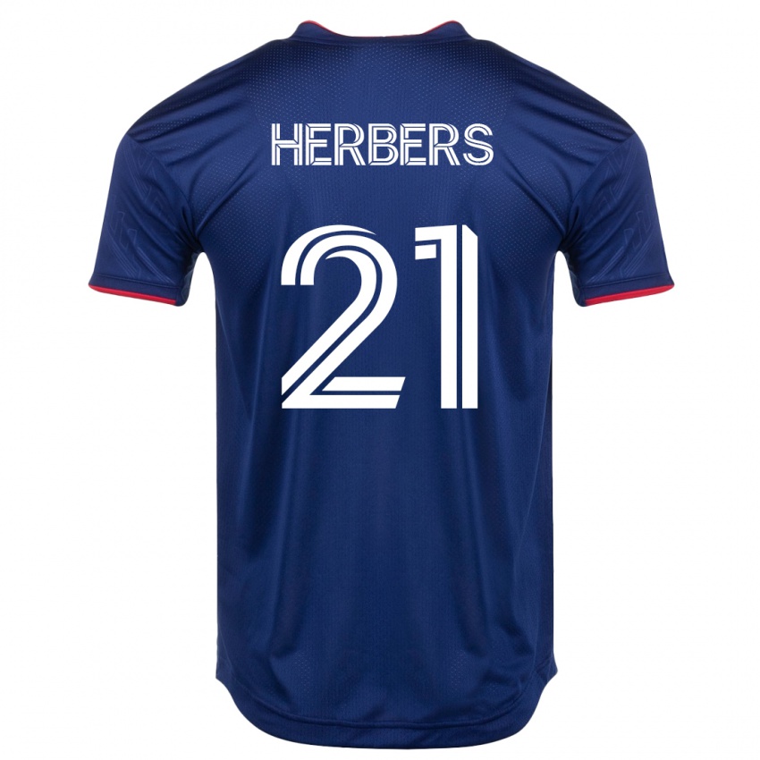 Niño Camiseta Fabian Herbers #21 Armada 1ª Equipación 2023/24 La Camisa