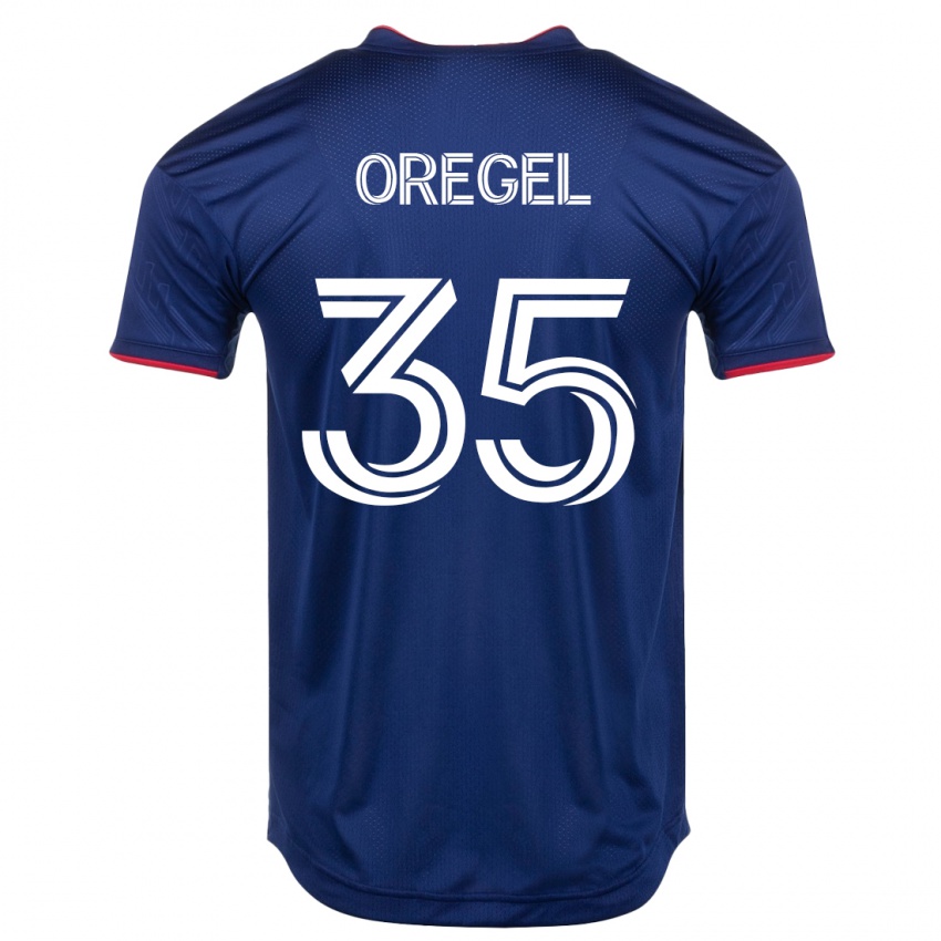 Niño Camiseta Sergio Oregel #35 Armada 1ª Equipación 2023/24 La Camisa
