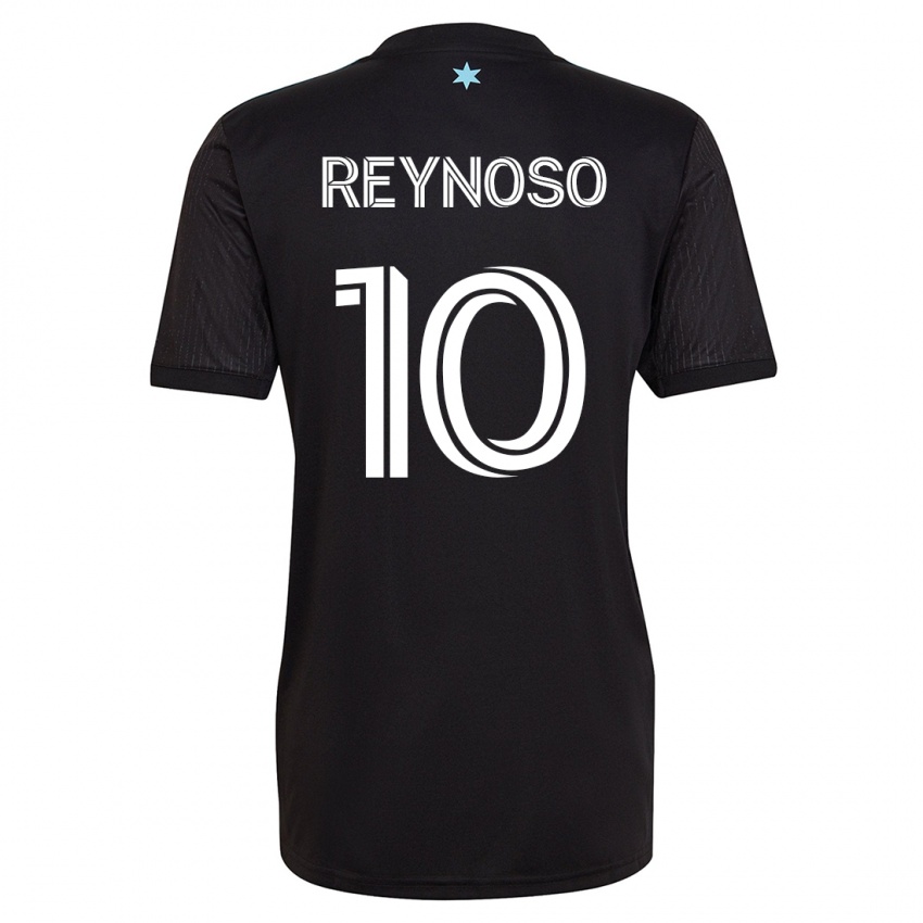 Niño Camiseta Emanuel Reynoso #10 Negro 1ª Equipación 2023/24 La Camisa