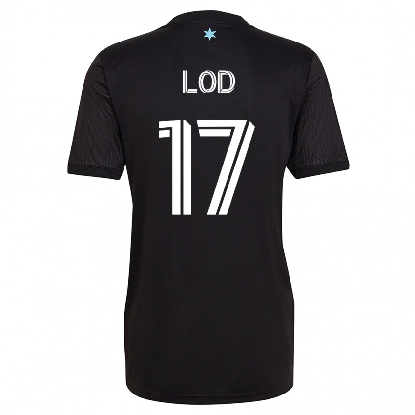Niño Camiseta Robin Lod #17 Negro 1ª Equipación 2023/24 La Camisa
