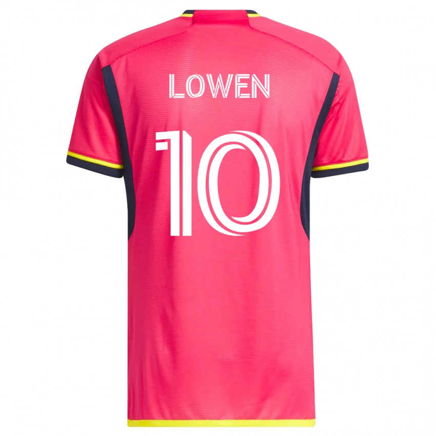 Niño Camiseta Eduard Löwen #10 Rosa 1ª Equipación 2023/24 La Camisa
