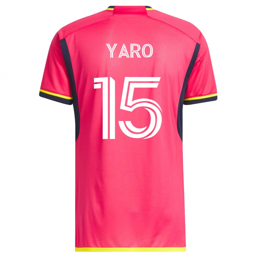 Niño Camiseta Joshua Yaro #15 Rosa 1ª Equipación 2023/24 La Camisa