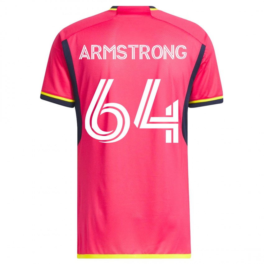 Niño Camiseta Dida Armstrong #64 Rosa 1ª Equipación 2023/24 La Camisa