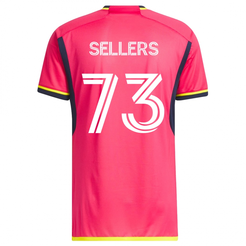 Niño Camiseta Braydon Sellers #73 Rosa 1ª Equipación 2023/24 La Camisa