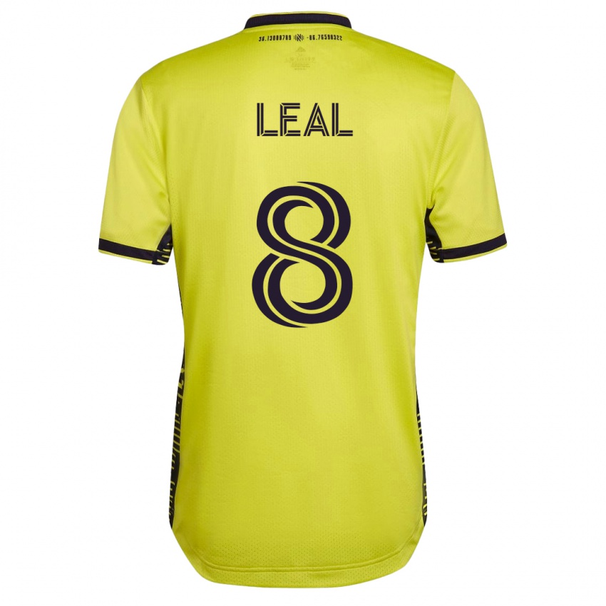 Niño Camiseta Randall Leal #8 Amarillo 1ª Equipación 2023/24 La Camisa