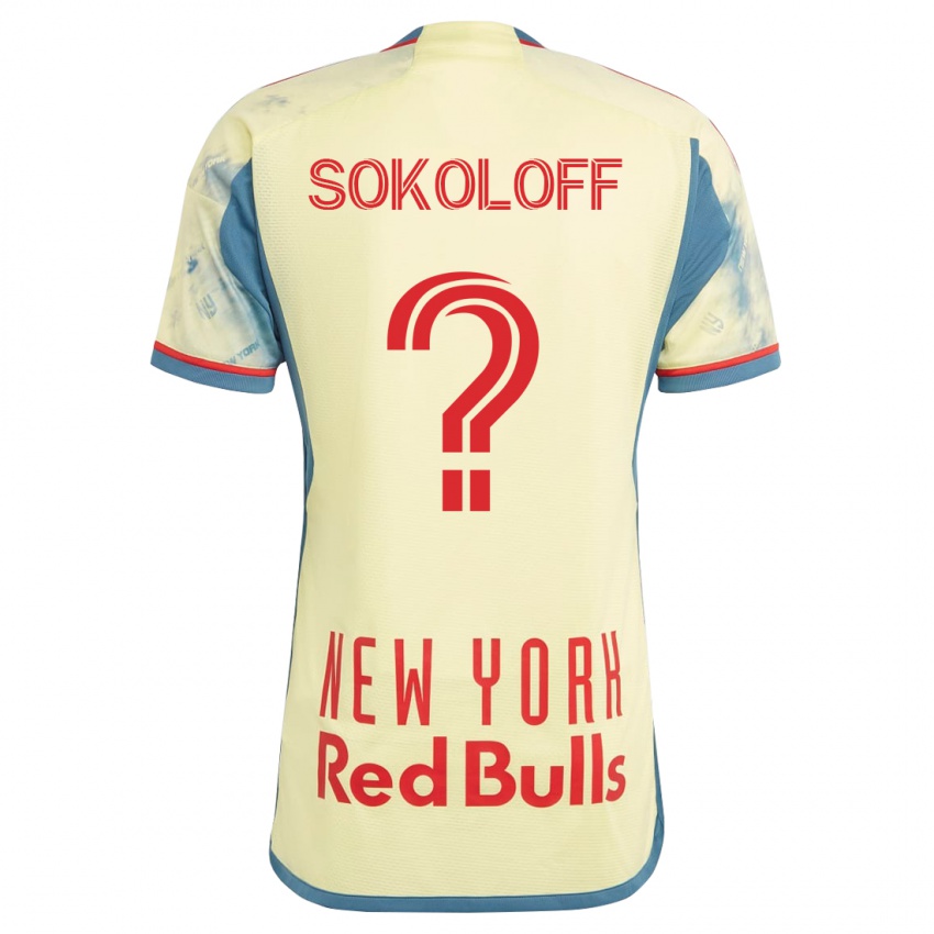 Niño Camiseta Paul Sokoloff #0 Amarillo 1ª Equipación 2023/24 La Camisa