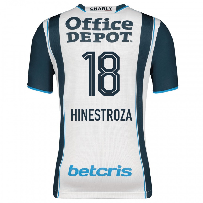 Niño Camiseta Marino Hinestroza #18 Armada 1ª Equipación 2023/24 La Camisa