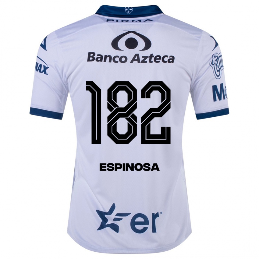 Niño Camiseta Daniel Espinosa #182 Blanco 1ª Equipación 2023/24 La Camisa