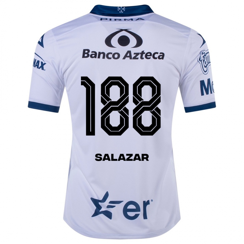 Niño Camiseta Ronaldo Salazar #188 Blanco 1ª Equipación 2023/24 La Camisa