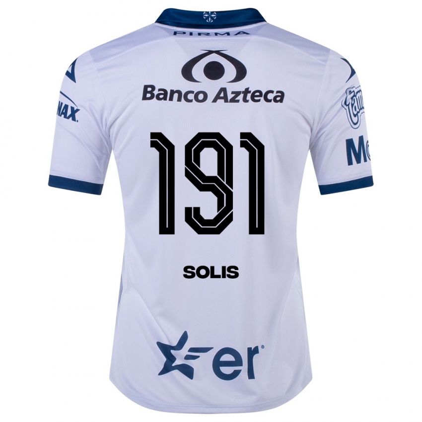 Niño Camiseta César Solís #191 Blanco 1ª Equipación 2023/24 La Camisa