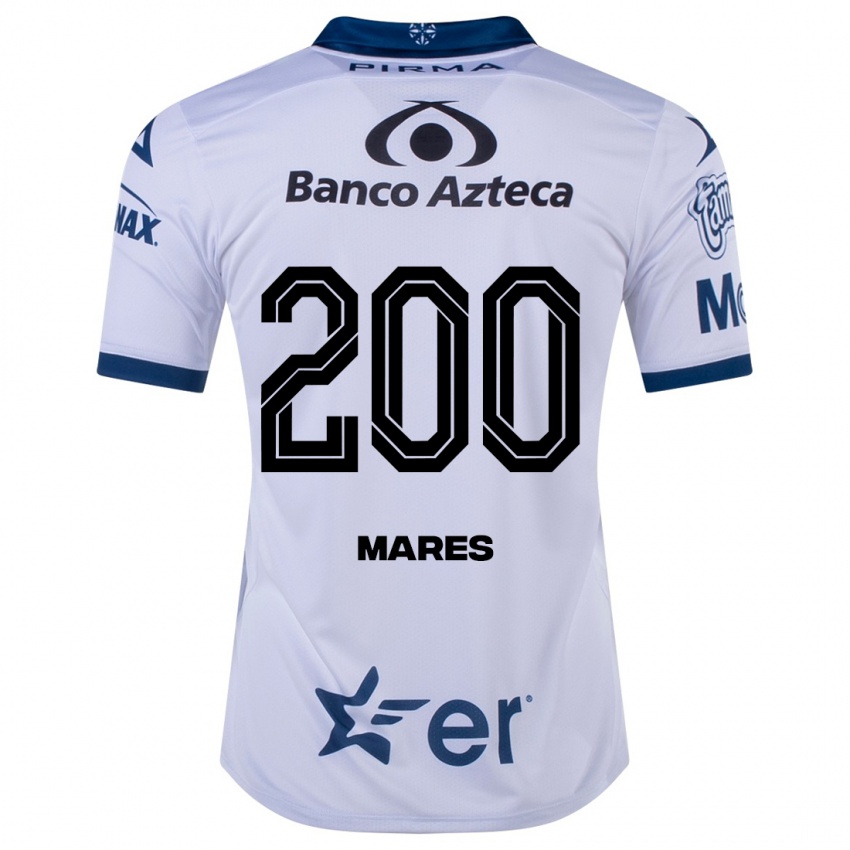Niño Camiseta Cristian Mares #200 Blanco 1ª Equipación 2023/24 La Camisa