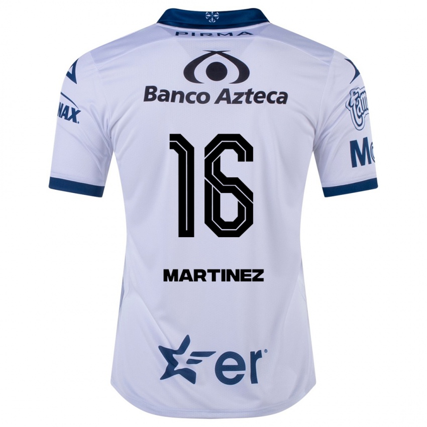Niño Camiseta Dulce Martínez #16 Blanco 1ª Equipación 2023/24 La Camisa