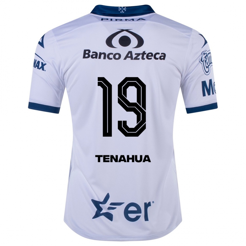 Niño Camiseta Itzia Tenahua #19 Blanco 1ª Equipación 2023/24 La Camisa