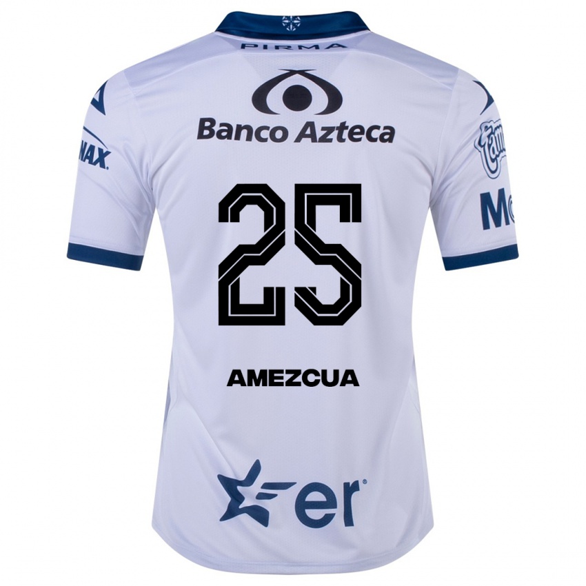 Niño Camiseta Mariana Amezcua #25 Blanco 1ª Equipación 2023/24 La Camisa