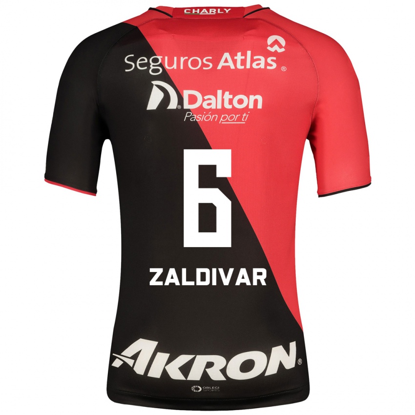 Niño Camiseta Édgar Zaldívar #6 Negro 1ª Equipación 2023/24 La Camisa