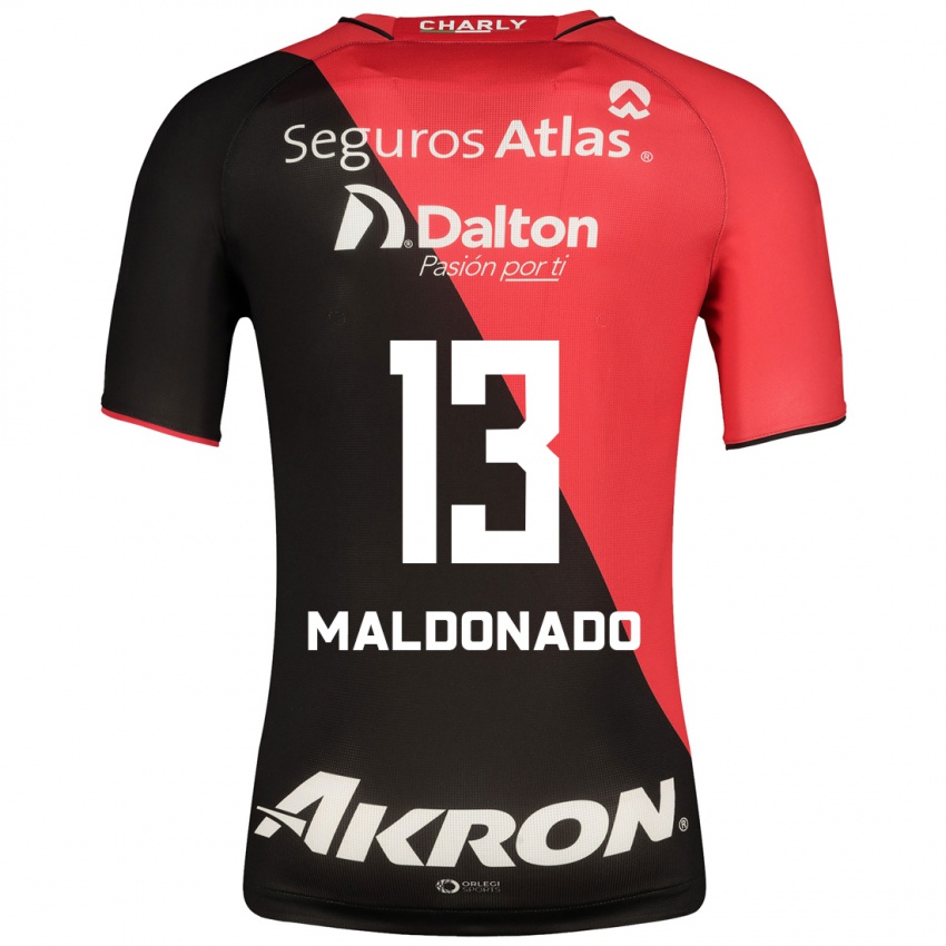 Niño Camiseta Maritza Maldonado #13 Negro 1ª Equipación 2023/24 La Camisa